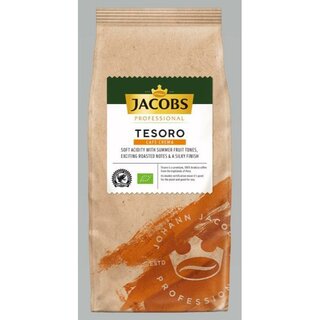 Kaffee Jacobs Tesoro Caff Crema, ganze Bohne, ungemahlen, 1000g