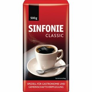 Kaffee Jacobs Sinfonie Classic, gemahlen, 500g