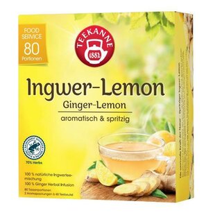 Teekanne Tee Ingwer-Lemon 80 Beutel