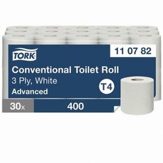 Toilettenpapier Tork 110782 Premium extra weich, 3-lagig, 250 Blatt, weiß, 30 St