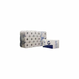 Toilettenpapier Kleenex 8441, 2-lagig, 600 Blatt, hochwei, 36 Stck