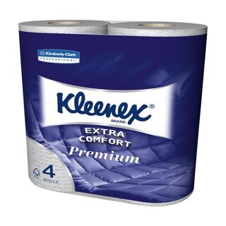 Toilettenpapier Kleenex 8484, 4-lagig, 160 Blatt, 24 Stück