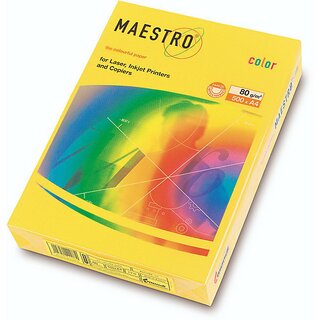 Maestro Kopierpapier pastell 80g eisblau Zuschnitt A5 1000 Blatt