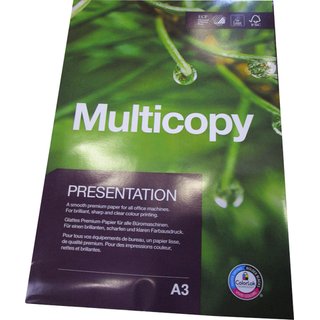 Multifunktionspapier Presentation, A3, 120 g/m, ECF, wei