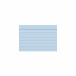 Karteikarten K6 Exacompta A6, liniert, blau, 100 Stück