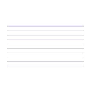 Karteikarte, liniert, A4, Karton, 205 g/m², weiß