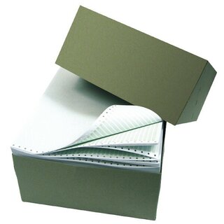 Endlospapier 1fach, 304,8 x 375mm, Leselinien, 60g, 2000...