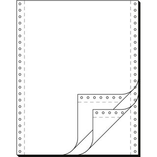 Endlospapier 3fach, 304,8 x 240mm, blanko, LP, 600 Blatt