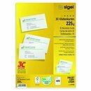 Visitenkarten Sigel 3C LP795, 85 x 55mm, 225g, wei,...