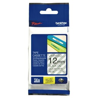 Schriftband Brother TZE-131, Breite: 12mm, laminiert,...