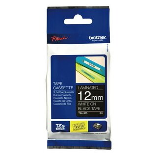 Schriftband Brother TZE-335, Breite: 12mm, laminiert,...