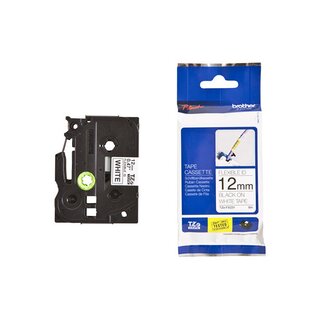 Schriftband Brother TZE-FX231, Breite: 12mm, schwarz auf...