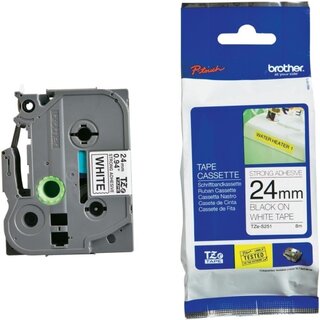 Schriftband Brother TZE-S651, Breite: 24mm, laminiert,...