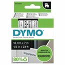 Schriftband Dymo D1 45013, Breite: 12mm, schwarz auf weiß