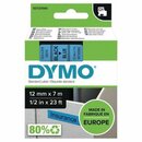 Schriftband Dymo D1 45016, Breite: 12mm, schwarz auf blau