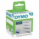 Etikettenband Dymo, 12 x 50mm (BxH), weiß, 220 Stück