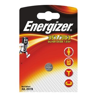 Batterie Energizer 357/303MD, 1,5 Volt, Silberoxid