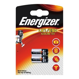 Batterie Energizer 629563, Lady, LR1, 1,5 Volt, Alkaline, 2 Stck