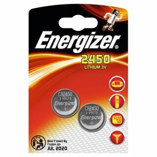 Batterie Energizer 638179, Knopfzelle, CR2450, 3 Volt, Lithium, 2 Stck