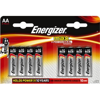 Batterie, max + POWERSEAL, Mignon, AA, LR6, 1,5 V