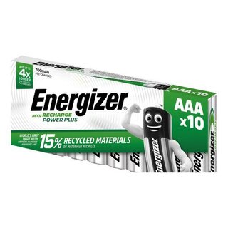 Akku Energizer 634355, Micro, HR03/AAA, 1,2 Volt, 700mAh, 10 Stck