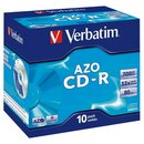 CD-R Verbatim 43327, 700MB, 80Min, 52x, Jewel Case, 10 Stck