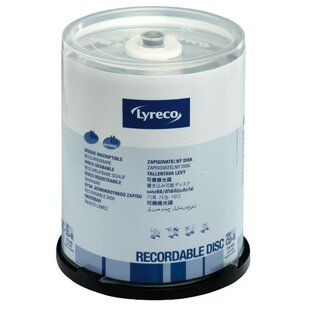CD-R Lyreco 700MB, 80Min, 52x, Spindel mit 100 Stück