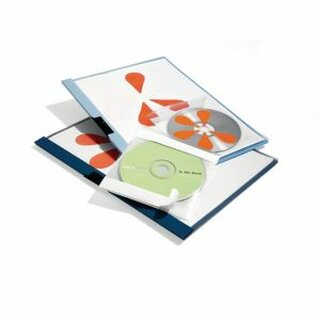 CD/DVD-Hlle Durable 5210, fr 1 CD/DVD, selbstklebend, transparent, 10 Stck
