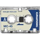 Mikrokassette Grundig MC-45, 45min, 3 Stck