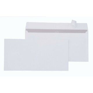MAILmedia Briefhülle C6/5 HK 80g o.Fe. weiß 114x229mm 500 St