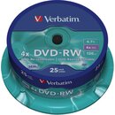 DVD-RW, Spindel, wiederbeschreibbar, 4,7 GB, 120 min, 4 x