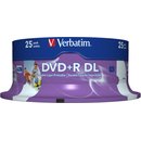 DVD+R, Double Layer, full printable, Spin., 8,5GB, 8x