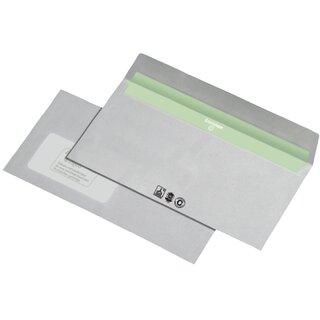 Briefumschlag, m.Fe., hk, DL, 220x110mm, 80g/m², RC, weiß
