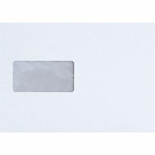 Briefumschlag, mit Fenster, hk, C5, 229x162mm, 80g/m², weiß