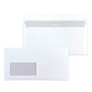 Briefumschl�ge DIN lang, mit Fenster, HK, 80g, wei�, 100...
