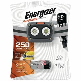 Kopfleuchte Energizer Hardcase Magnet, LED, 3x LR03/AAA, 250 Lumen, schwarz/grau