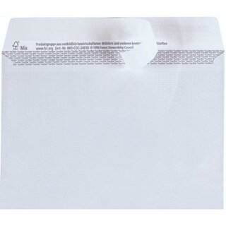Briefumschlag LaserL., o.Fe., hk, C5, 229x162mm, 100g/m²,...