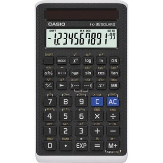 Taschenrechner, FX-82Solar II, flaches Display,...