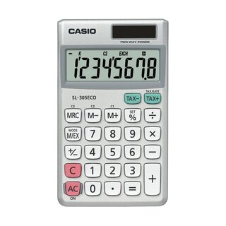 Taschenrechner Casio SL-305 Eco, 8stellig,...