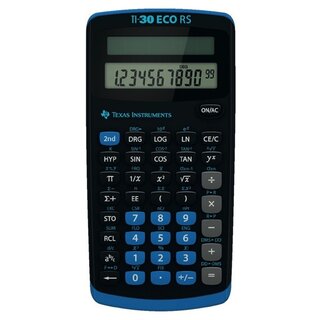 Taschenrechner, TI 30 ECO RS, Solar, flaches Display,...