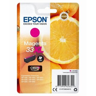 Tintenpatrone Epson T3363, Reichweite: 650 Seiten, magenta