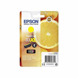 Tintenpatrone Epson T3364, Reichweite: 650 Seiten, gelb