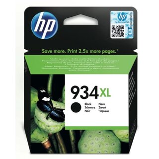 Tintenpatrone HP C2P23AE - 934XL, Reichweite: 1000 Seiten, schwarz