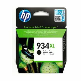 Tintenpatrone HP C2P23AE - 934XL, Reichweite: 1000 Seiten, schwarz