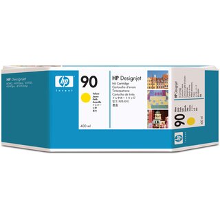 Tintenpatrone HP C5065A - 90, Inhalt: 400ml, gelb