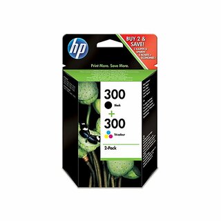 Tinte HP CN637EE Kombipack 300, Reichweite: swz 200 Seiten/ 3-farbig 165 Seiten