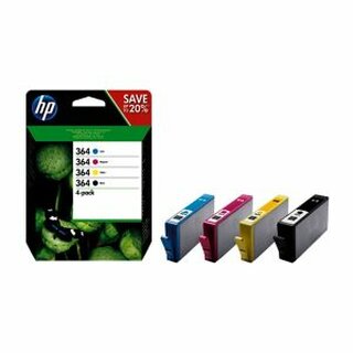 Tintenpatrone HP N9J73AE - 364, Inhalt: 3ml, 4farbig