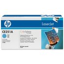 Toner HP CE251A, Reichweite: 7.000 Seiten, cyan