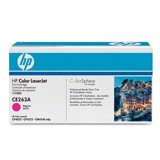 Toner HP CE263A, Reichweite: 11.000 Seiten, magenta