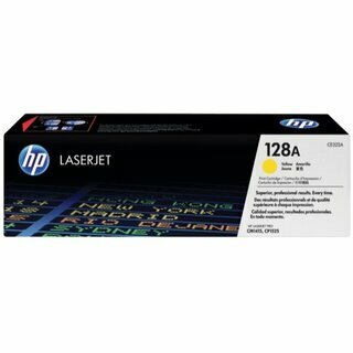 Toner HP CE322A, Reichweite: 1.300 Seiten, gelb